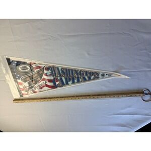 Vintage 1990s NHL Washington Capitols Hockey‎ Team Pennant Wincraft